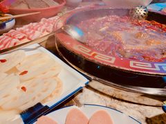 牛油红锅-蜀辣居鲜货老火锅(红牌楼店)