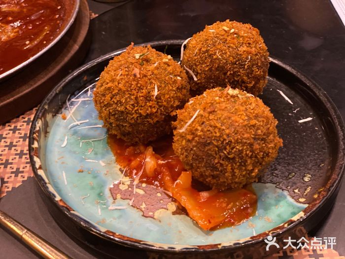 KCOOKING概念韩餐(世茂52+店)墨鱼芝士饭团图片