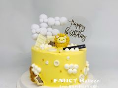 -卡比儿童蛋糕·心意定制·低脂零卡糖动物奶油FancyBALLOON(滨海店)