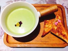 纯绿色青豆汤-麦甜创意轻食餐厅(西康路店)