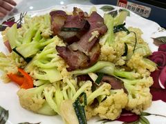 城口腊肉炒花菜-陶然居·重庆菜(南滨路店)