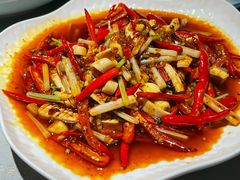 火爆八秒牛黄喉-三生三味密宗川菜·江景餐厅(来福士店)