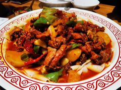 丝路经典大盘鸡-清真·双公羊·馕坑烤全羊(奥体店)