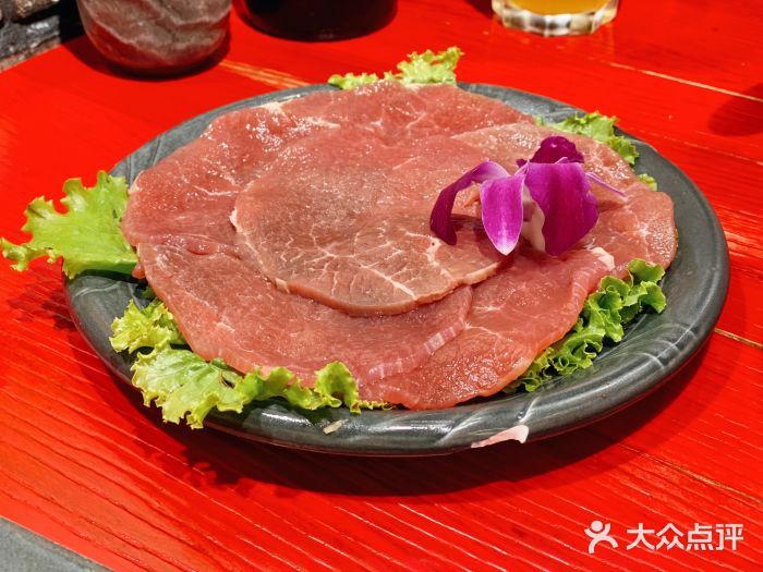 谭鸭血老火锅(双井店)原味嫩牛肉图片