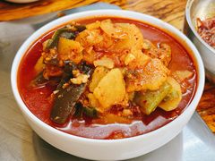 正宗韩式辣炖茄子-金达莱烤肉馆(图们路店)