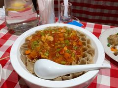 西红柿浇汁莜面-西贝(枫蓝国际购物中心店)