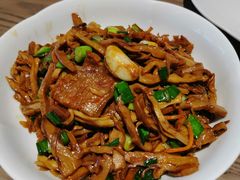 三层肉炒建瓯笋芽-四道菜·福建菜馆(新街口金鹰店)