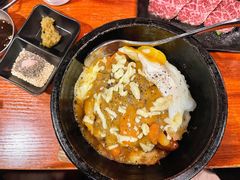 咖喱芝士石锅拌饭-大阪烧肉BAKA一代(十亩地店)