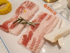 烤厚切猪五花肉（原味）-韩香福烤肉庄园(华夏路店)