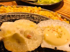 烤芝士扇贝-青瓦炭韩潮烤肉(花园道店)