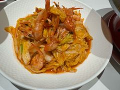 渤海湾大虾烧白菜-山东宾馆·齐鲁苑餐厅