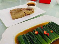 捞汁养生秋葵-清华大学-观畴园餐厅