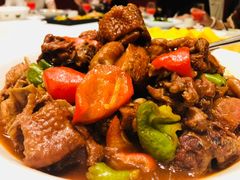 生炒崂山大公鸡-渔家灯火(明湖店)
