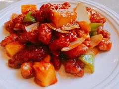 香菠糖醋鸡球-金百万烤鸭店(马甸店)