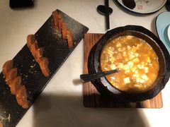 石锅鸡汤豆腐-绿茶餐厅(华发商都店)