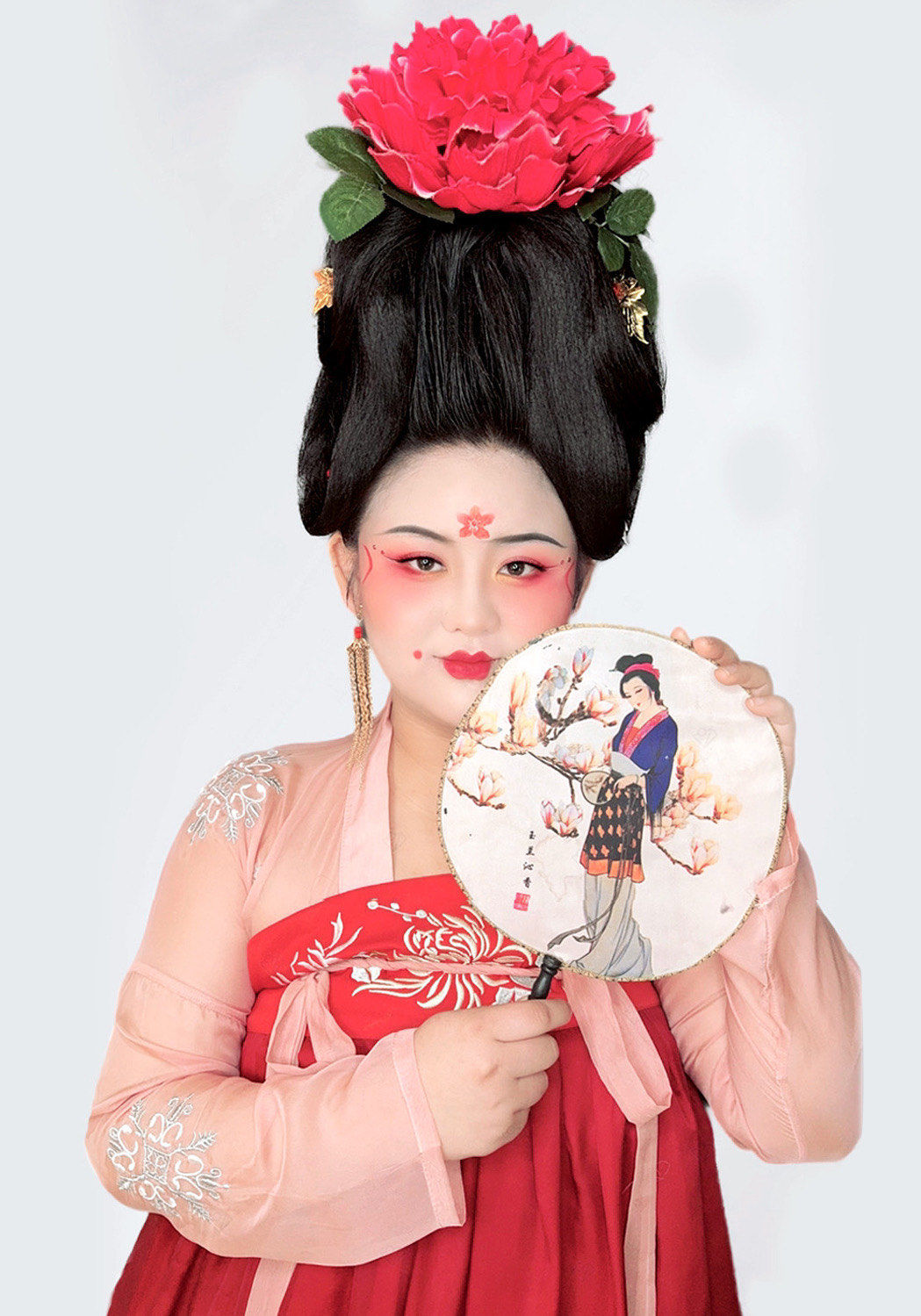 良径美妆教育唐代仕女妆作品