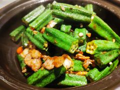 干菜肉末炒秋葵-闽上鲜·福建菜(龙湖滨江天街店)