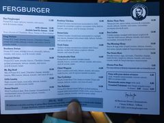 菜单-Fergburger(皇后镇店)
