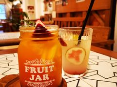 自制百香果冰柠茶-懒鱼时光馆(沙坪坝店)