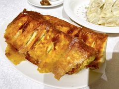 猪肉韭菜锅贴-大眼锅贴水饺(河东店)
