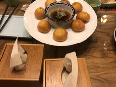 小窝头沾臭豆腐-芝麻花餐厅(祁家豁子店)