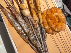 烤菠萝-蚝堡海鲜·威海菜·海肠捞饭·烧烤·亚洲吃蚝公司(幸福门店)