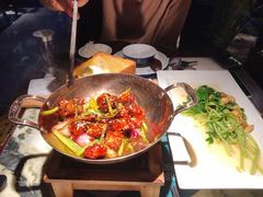 蒜香蜜汁排骨-绿茶餐厅(乐峰广场店)