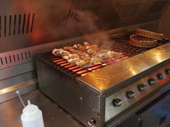 自助取餐区-路边摊小炉子烧烤