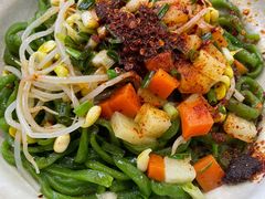 油泼面-手擀菠菜面(西康路店)