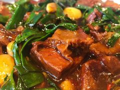 青蒜烩羊肉-香阁餐厅·常州菜·常州菜代表品牌(新北奥体店)