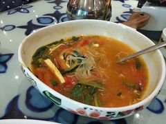 酸辣羊肉粉丝汤-撒拉花儿·新疆菜·清真(太阳宫店)