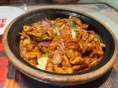 啫啫猪颈肉-恭喜上堓砂锅焗·海鲜大排档(闵行龙湖店)