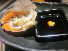 白灼海螺沾酱油芥末-丹东特色烤肉(学府路一部店)