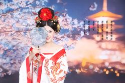 -后宫·古装汉服京剧儿童亲子全家福摄影