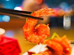炸烹大花虾-悦轩中餐厅·高空江景·杭州柏悦酒店