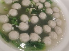 小白菜鱼丸汤-老苏扬饭店