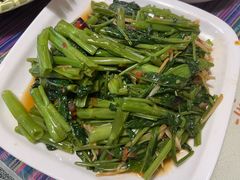 傣家酸竹笋炒通菜-呐咪傣园·云南菜(石厦店)