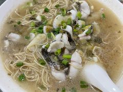 咸菜黑鱼面-梧桐面馆桐乡阿能面店(印象城店)