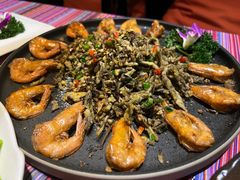 普洱茶焗大虾-香巴拉云南餐厅(华莱坞店)