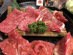 松阪牛特等五種肉拼盤-俺的焼肉(銀座9丁目店)