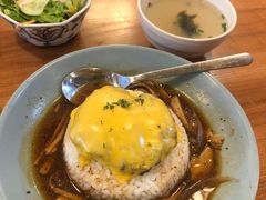 芝士牛肉汉堡咖喱饭-红小满休闲餐厅(十全街店)