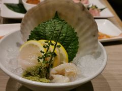 扇贝刺身-梅丘·寿司の美登利(银座店)
