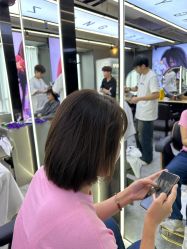 点击看大图 -藤野造型烫发染发