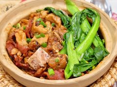 香菇滑鸡拼豉汁排骨煲仔饭-华记煲仔华·煲仔饭(三元里万科里店)