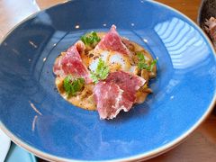 菌菇温泉蛋配火腿丁-Laures·月桂西班牙碳烤餐厅(十尚坊店)