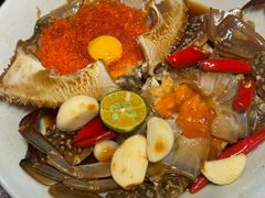-草家酱蟹炭火烤肉店(珲春南路二店)
