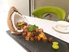 椰果杏鲍菇牛肉粒-闻见中国海南菜(K11店)