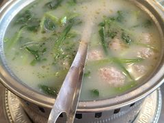 小白菜肉丸子汤-山南熏肉大饼(辽菜旗舰店)