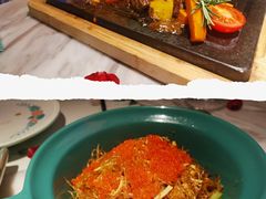 田园澳洲骰子牛肉-蜜桃花开·中西融合菜E&W(南长街店)