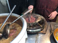 -清真马乐贝腊牛肉蛋黄菜夹馍(马蓉洒金桥店)